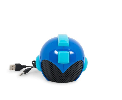 ROCKMAN MEGA MAN HELMET THEMED USB POWERED WIRED MULTIMEDIA PORTABLE SPEAKER