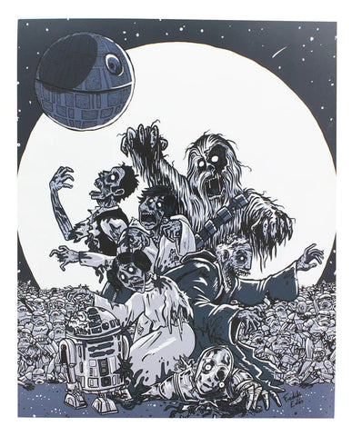 STAR WARS ZOMBIES 8X10 ART PRINT BY FREDRIK EDEN (NERD BLOCK EXCLUSIVE)