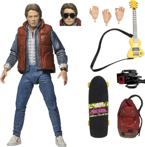 BACK TO THE FUTURE MARTY MCFLY ULTIMATE 7 INCH ACTION FIGURE