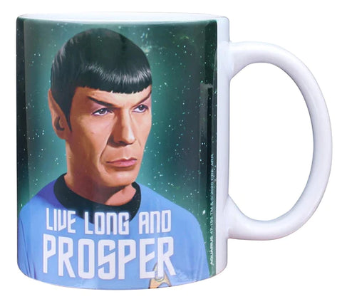 STAR TREK LIVE LONG SPOCK 11OZ BOXED CERAMIC MUG