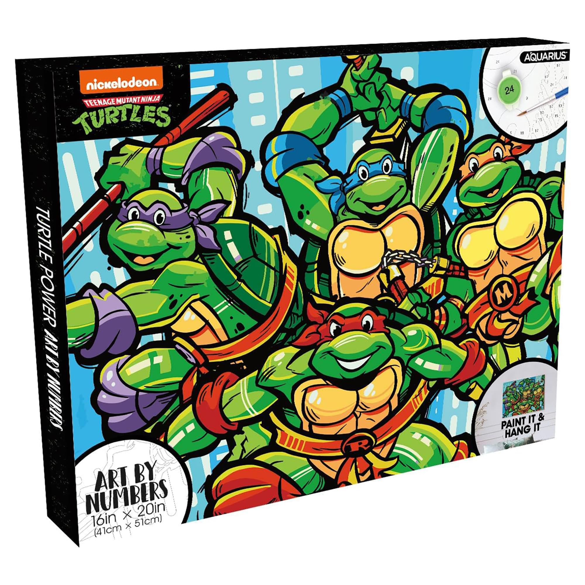 Teenage Mutant Ninja Turtles Art By Numbers Painting Kit