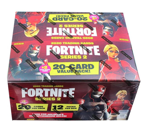 FORTNITE SERIES 2 TRADING CARDS FAT PACK BOX | 12 PACKS