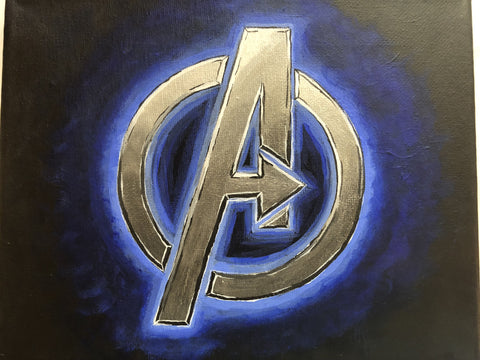 Paint Your Bathroom Walls with Avengers Logos