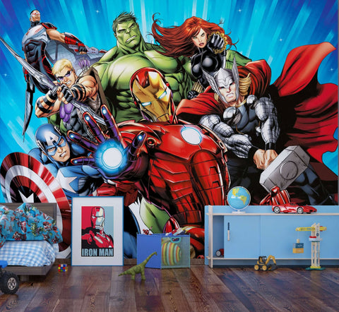 Paint Your Walls With Avengers Themed Mural Decor