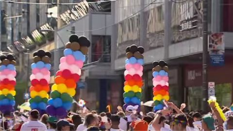 People Participating in a Pride Parade