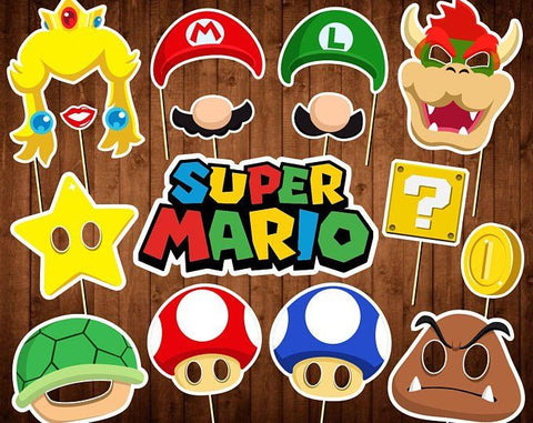 Prepare A Super Mario Photo Booth