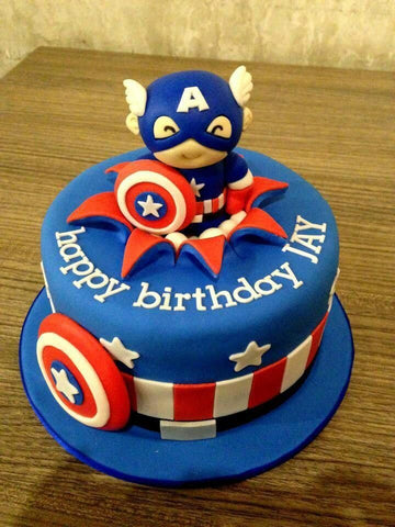 Recipe: Captain America Cake *Prize Winner* | Duncan Hines Canada®