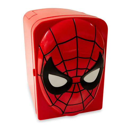 MARVEL SPIDER-MAN 4-LITER MINI FRIDGE THERMOELECTRIC COOLER | HOLDS 6 CANS