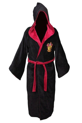 HARRY POTTER GRYFFINDOR ADULT COTTON HOODED BATHROBE