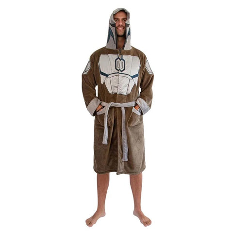 STAR WARS: THE MANDALORIAN BOUNTY HUNTER BATHROBE FOR ADULTS