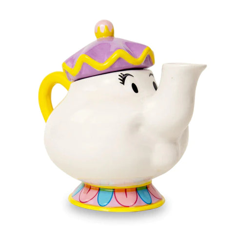 DISNEY BEAUTY AND THE BEAST MRS. POTTS SCULPTED CERAMIC TEAPOT REPLICA