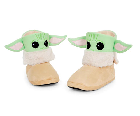 STAR WARS: THE MANDALORIAN GROGU WOMEN'S BOOT SLIPPERS