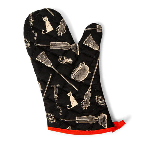 DISNEY HOCUS POCUS BLACK KITCHEN OVEN MITT GLOVE