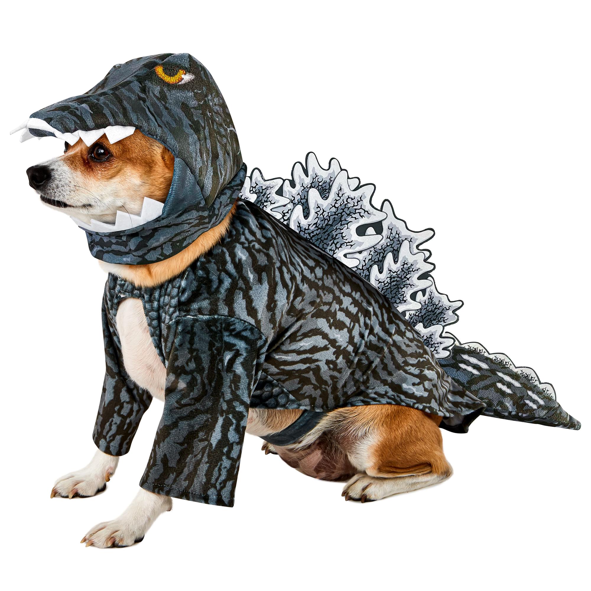 Photos - Fancy Dress Godzilla Hooded Pet Costume RUB-3000083M-C