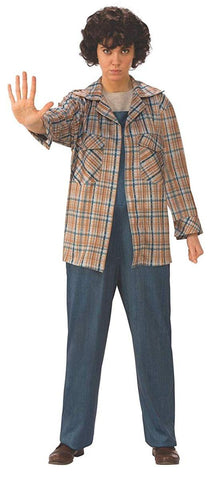 STRANGER THINGS ELEVEN PLAID SHIRT ADULT COSTUME