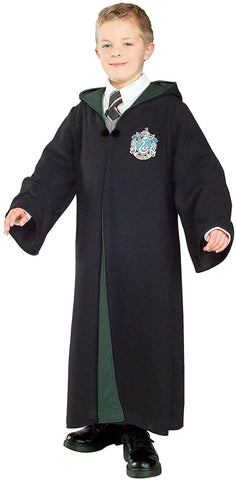 HARRY POTTER&THE DEATHLYHALLOWS SYTHERIN ROBE COSTUME CHILD