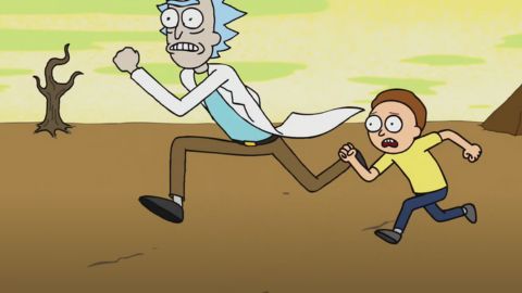 Rick and Morty Running