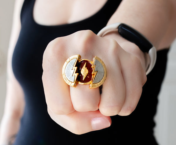 Rockman Jewelry Bolt Gold Key Ring (Small)