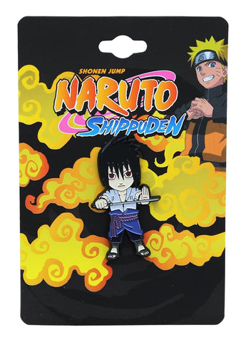 Naruto Classic Sasuke Side View Boy's White T-Shirt  