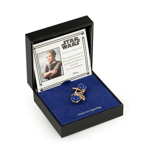 STAR WARS COLLECTIBLES| GENERAL LEIA ORGANA ADJUSTABLE REPLICA RING