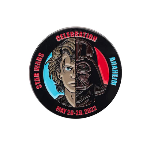 STAR WARS ANAKIN AND DARTH VADER LIMITED EDITION ENAMEL PIN | SWC 2022 EXCLUSIVE