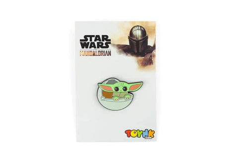 STAR WARS: THE MANDALORIAN THE CHILD BABY YODA IN CARRIAGE ENAMEL PIN TOYNK EXCLUSIVE