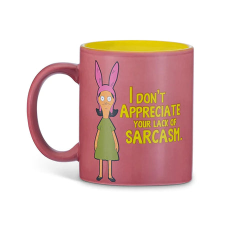 BOB'S BURGERS LOUISE BELCHER SARCASM 12OZ COFFEE MUG