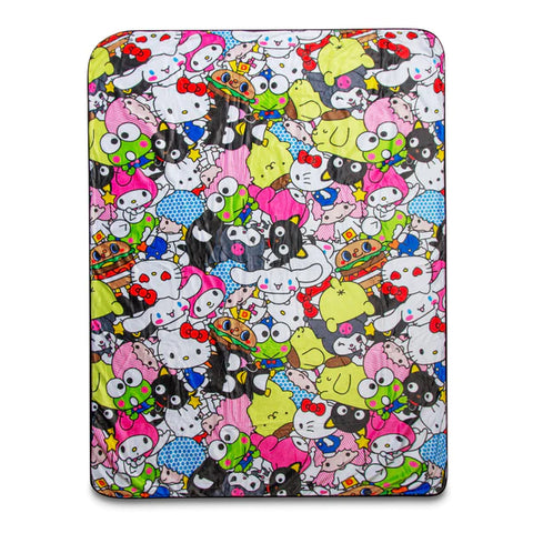 SANRIO HELLO KITTY AND FRIENDS FLEECE THROW BLANKET | 54 X 72 INCHES