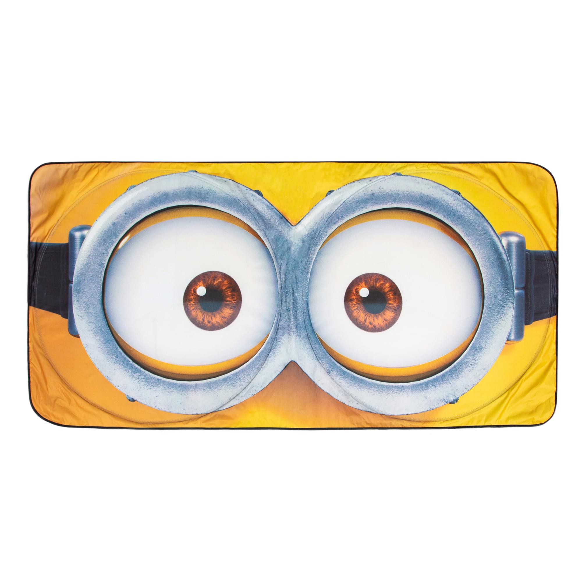 Despicable Me Minions Face Sunshade For Car Windshield , 64 X 32 Inches