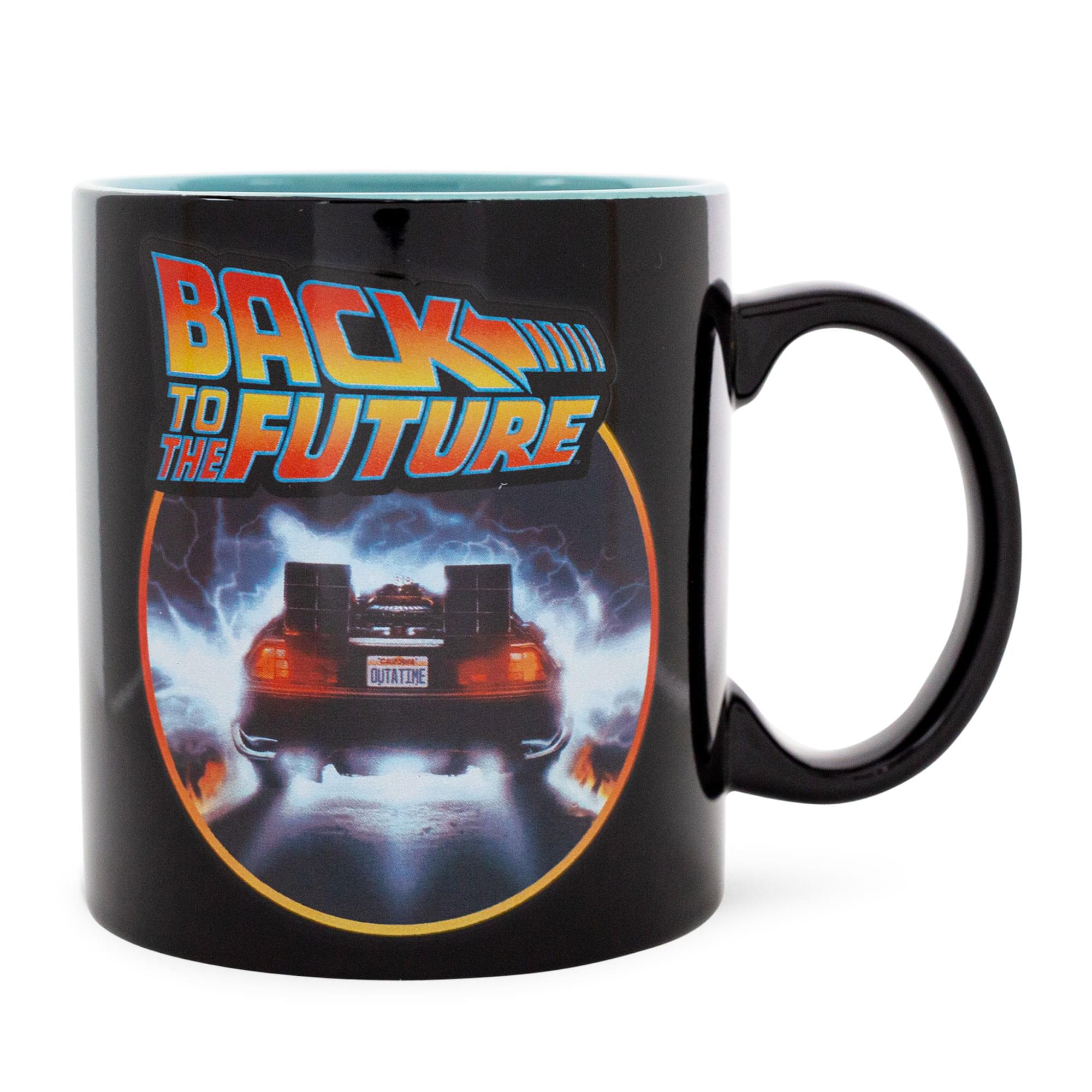 Back To The Future DeLorean Time Machine Ceramic Mug , Holds 20 Ounces
