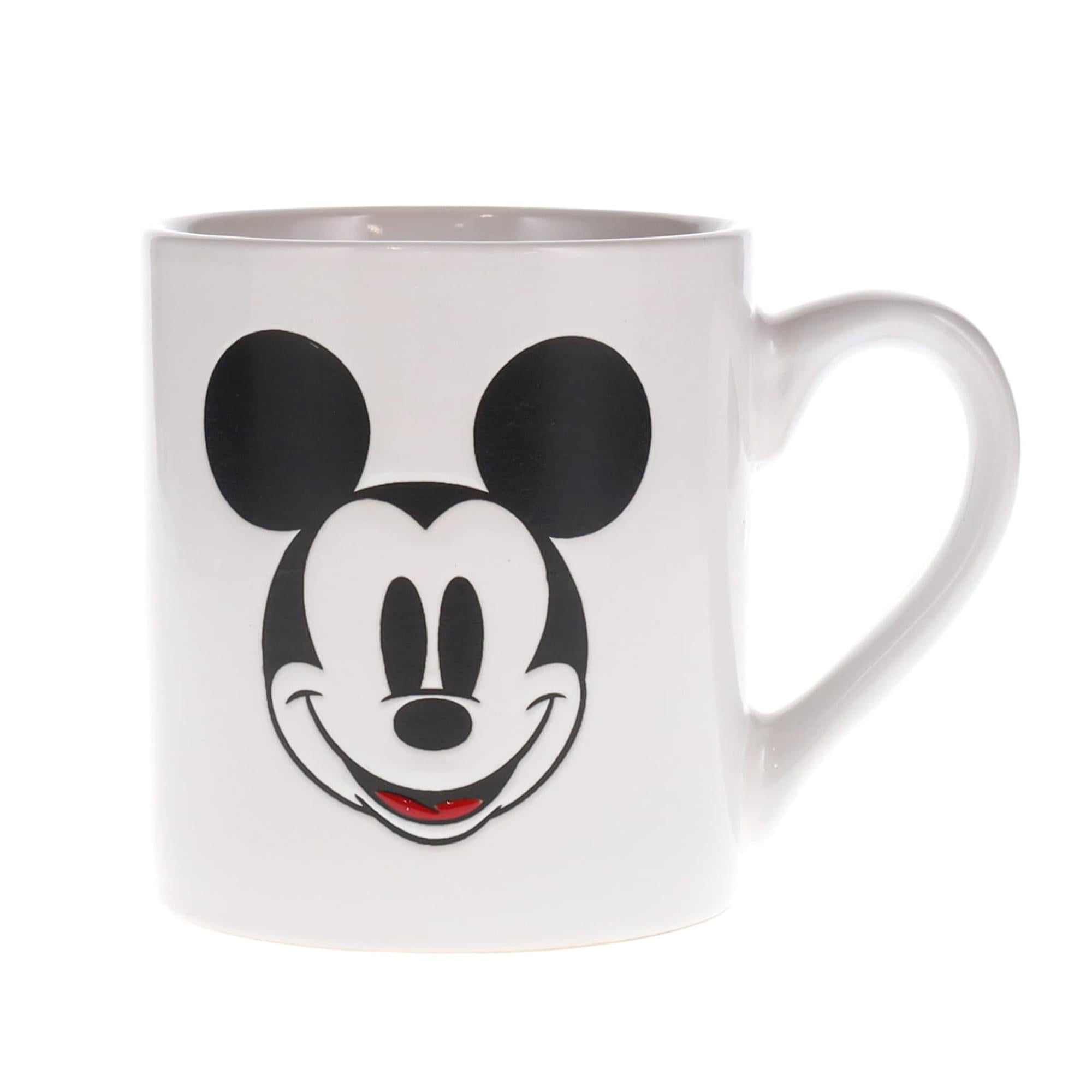 Disney Mickey Mouse Wax Resist Ceramic Mug , Holds 14 Ounces