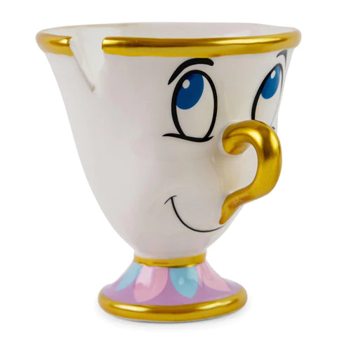 Disney Beauty and the Beast Sculpted Handle Mug Set Each Holds 14 Ounces