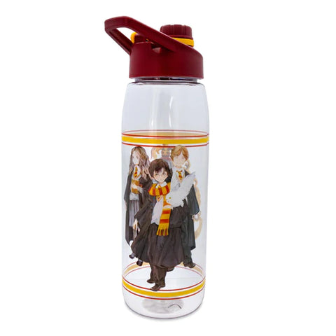 HARRY POTTER HOGWARTS ANIME WATER BOTTLE WITH SCREW-TOP LID | HOLDS 28 OUNCES