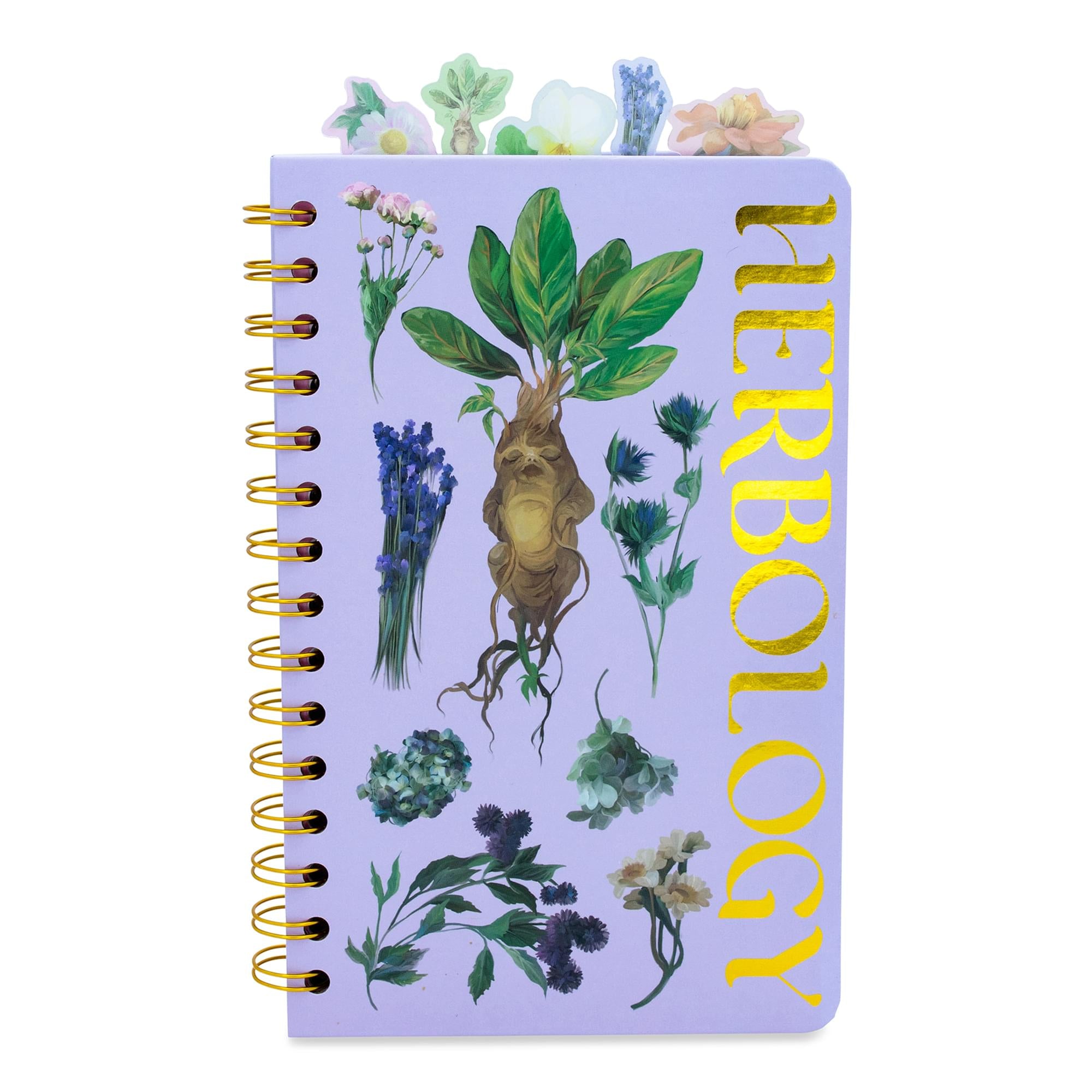 Harry Potter Hogwarts Herbology 75-Page Spiral Notebook , 8 X 5 Inches