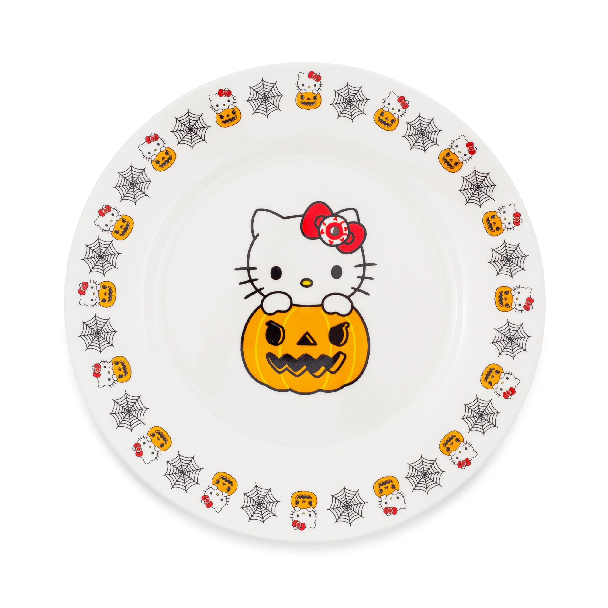 Sanrio Hello Kitty Pumpkin Boo 8 Ceramic Dinner Plate