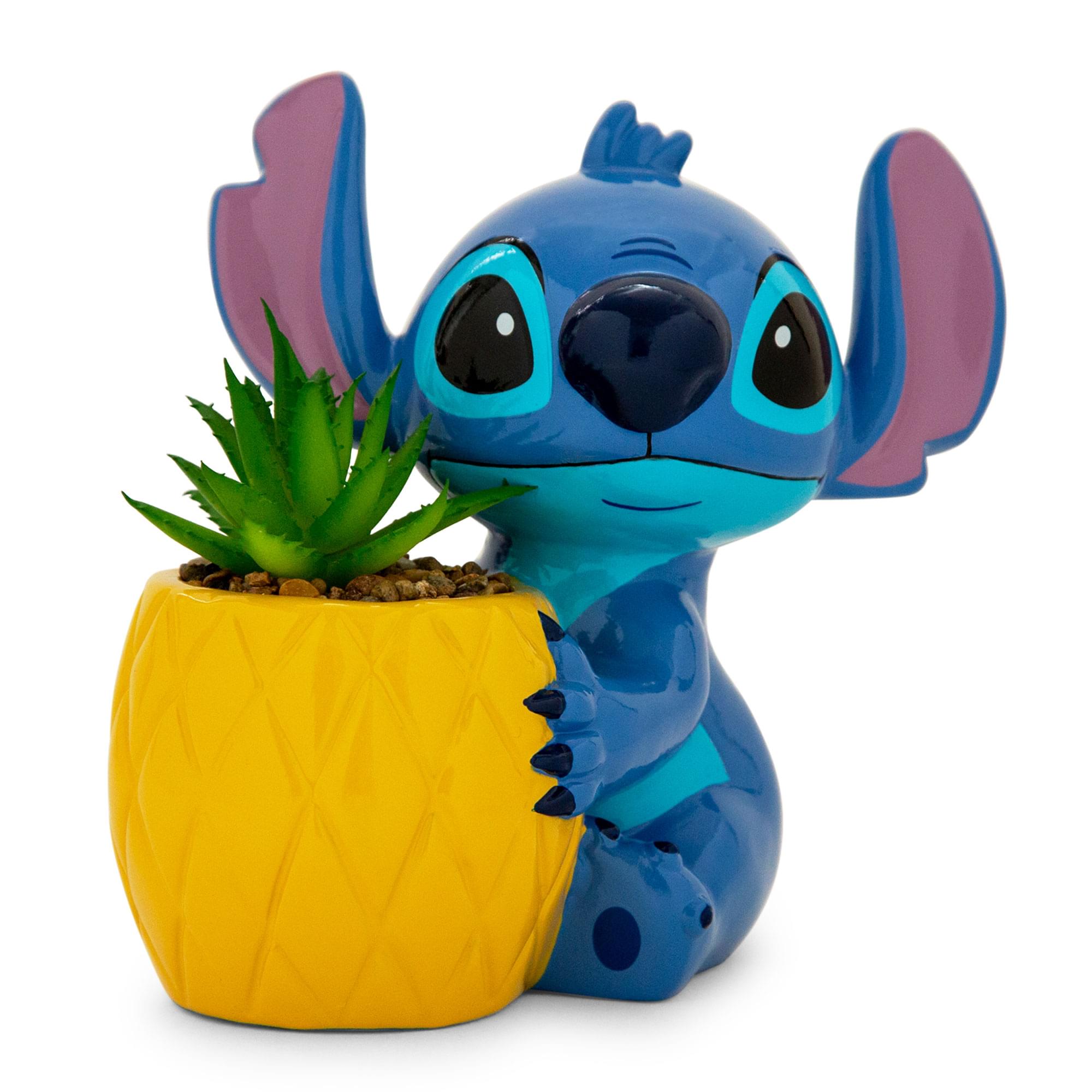 Disney Lilo & Stitch Pineapple 6 Planter With Artificial Succulent