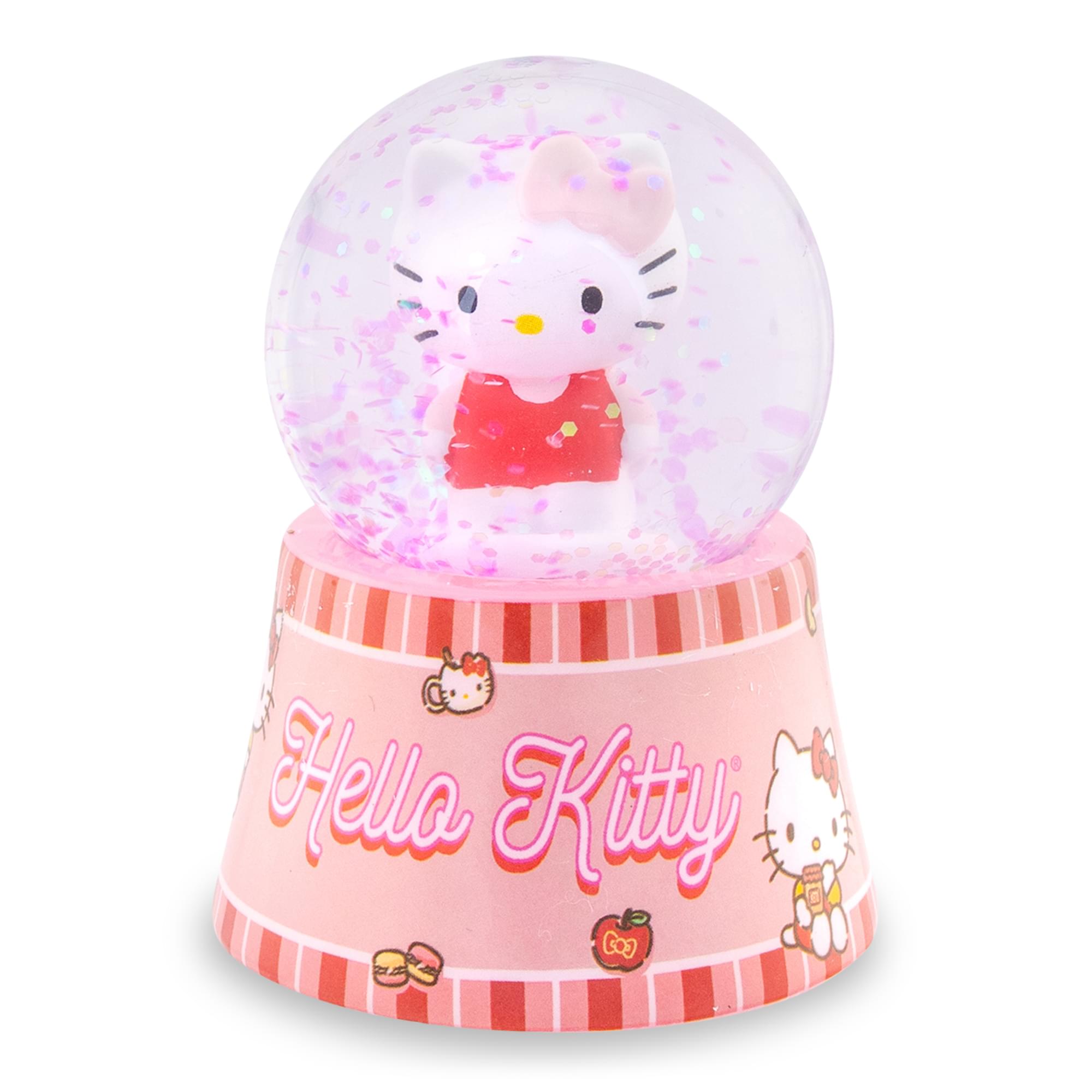 Sanrio Hello Kitty Mini Light-Up Snow Globe , 3 Inches Tall