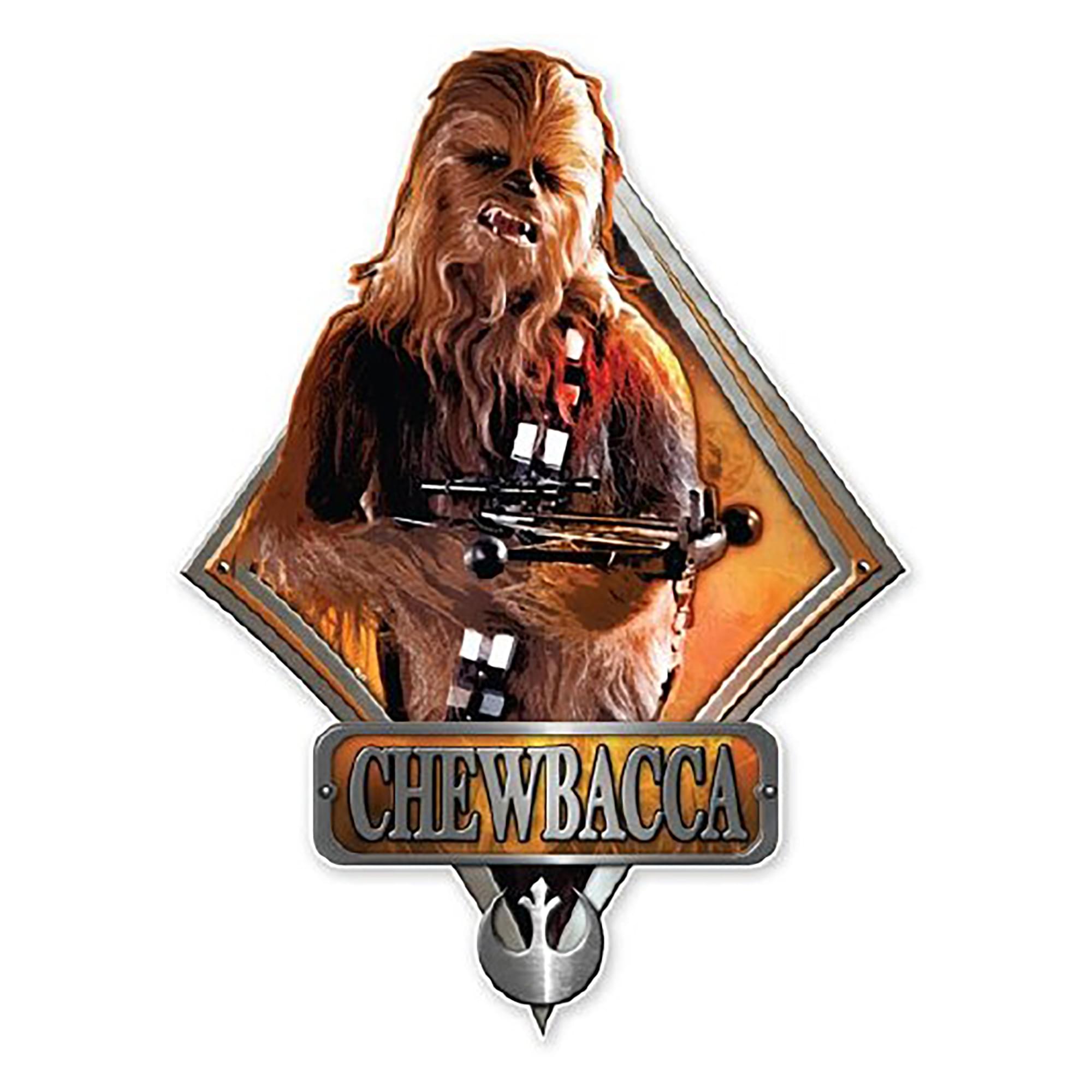 Star Wars Chewbacca 13 Inch Die Cut Wood Wall Art