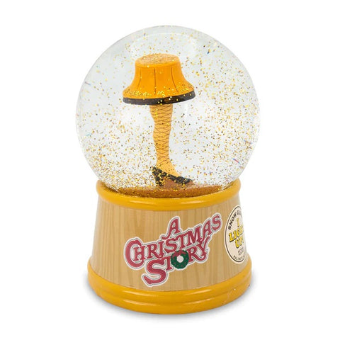 A CHRISTMAS STORY LEG LAMP LIGHT-UP COLLECTIBLE SNOW GLOBE | 6 INCHES TALL