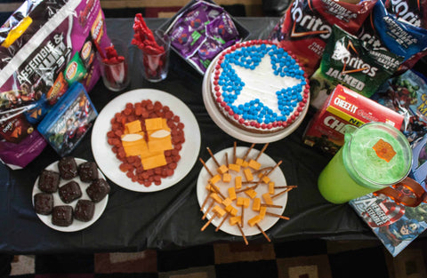 Serve Avengers Party Foods & Beverages