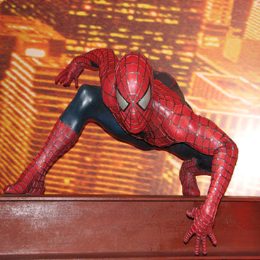 Spiderman on building