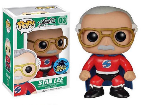 Stan Lee (Superhero) (Red Metallic)