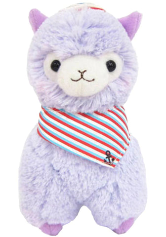 Stuffed Animal: Llama Sailor Alpaca (Purple)