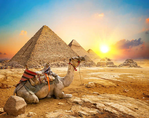 GIZA SUNRISE ANCIENT EGYPT PYRAMID PUZZLE | 1000 PIECE JIGSAW PUZZLE