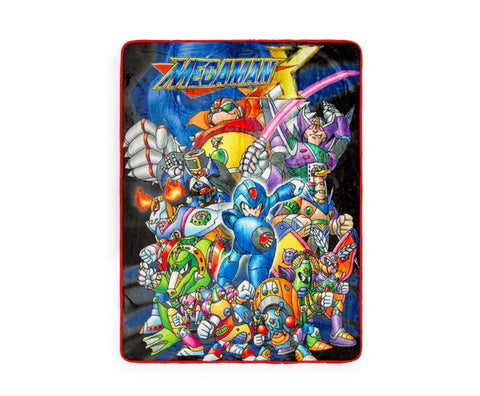 MEGA MAN X FLEECE THROW BLANKET | 45 X 60 INCHES