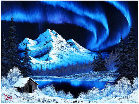 BOB ROSS NORTHERN LIGHTS AURORA BOREALIS PUZZLE | 1000 PIECE JIGSAW PUZZLE