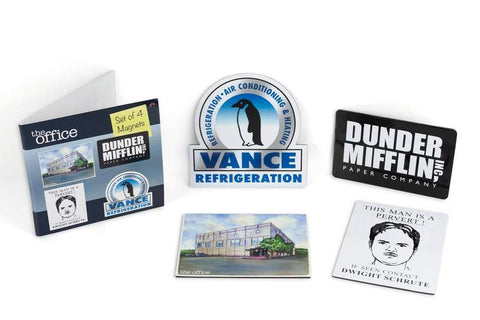  The Office Dunder Mifflin Logo Paper Drink Coasters