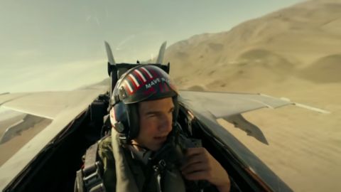 Tom Cruise Flying Fighter Jet
