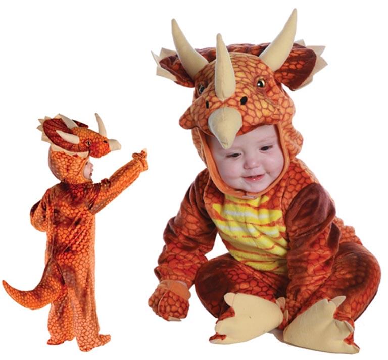 Photos - Soft Toy Rust Triceratops Plush Baby Costume UDW-26031612-C