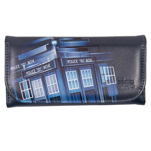 DOCTOR WHO EMBOSSED WOMEN'S WALLET: RETRO TARDIS